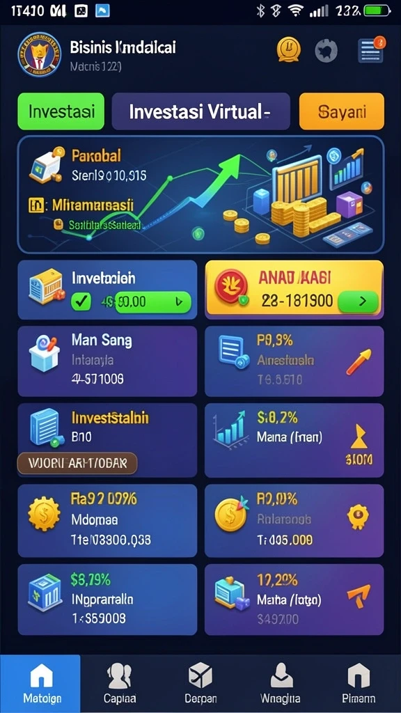 Level pertama yang penuh tantangan dan rintangan seru.