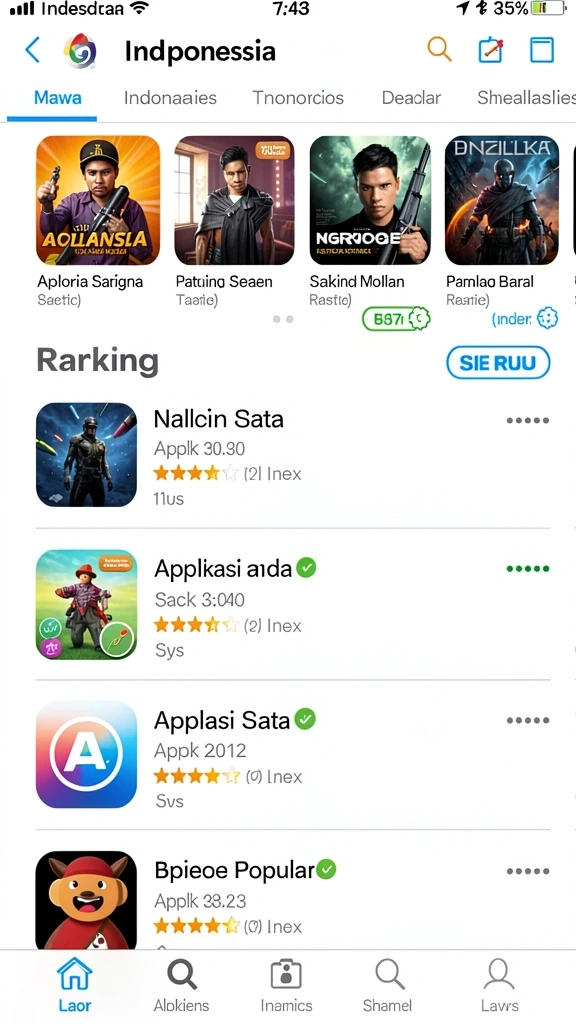 Berbagai pilihan permainan yang siap memanjakan pemain.