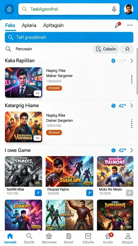 Tangkapan layar menampilkan karakter yang siap bertarung.