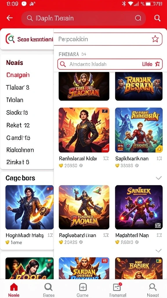 Karakter unik yang dapat Anda pilih.