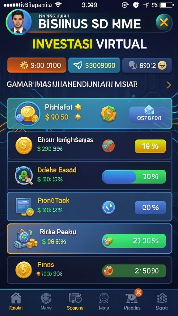 Tampilan karakter utama yang menawan.