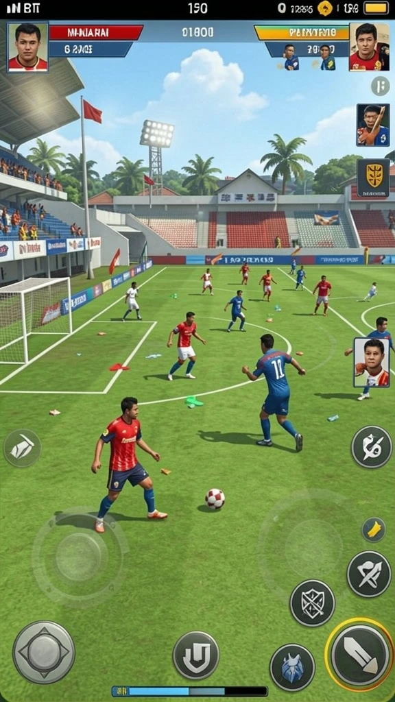 Gameplay yang dinamis dan penuh tantangan.