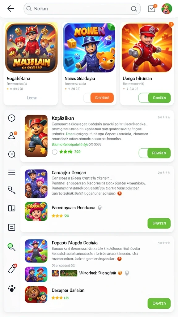 Fitur multiplayer yang memungkinkan bermain bersama teman.