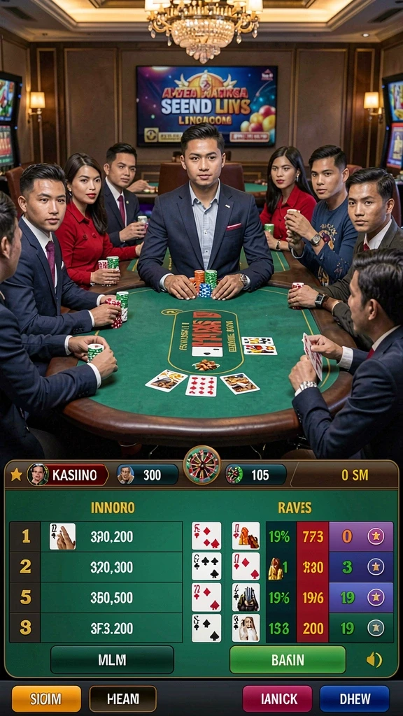 Tampilan menu utama DY777 yang menarik.