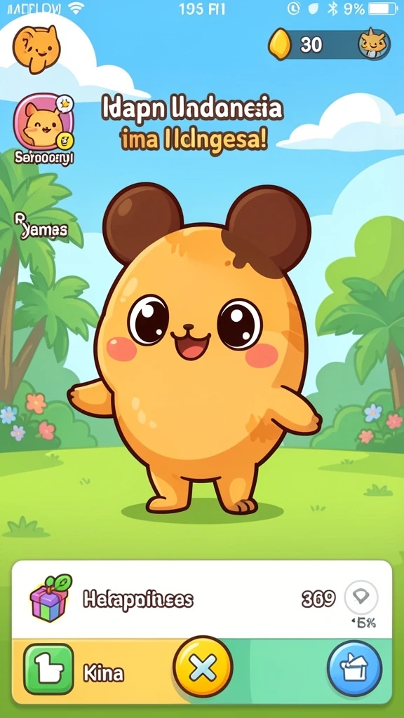 Screenshot kedua menampilkan dunia fantastis yang bisa dijelajahi.