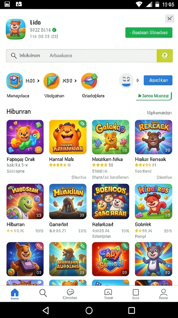 Tampilan antarmuka yang menarik dan mudah digunakan.