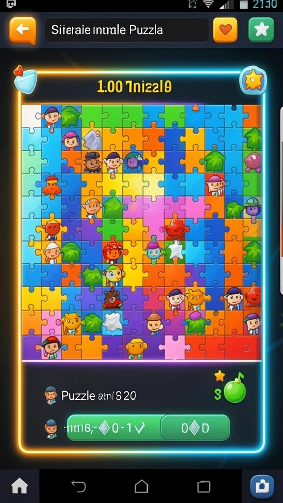 Screenshot menampilkan salah satu level menantang dalam IDX66.