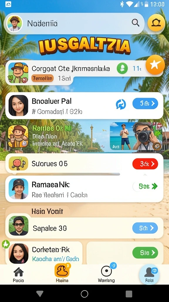 Komunitas aktif yang mendukung setiap pemain.