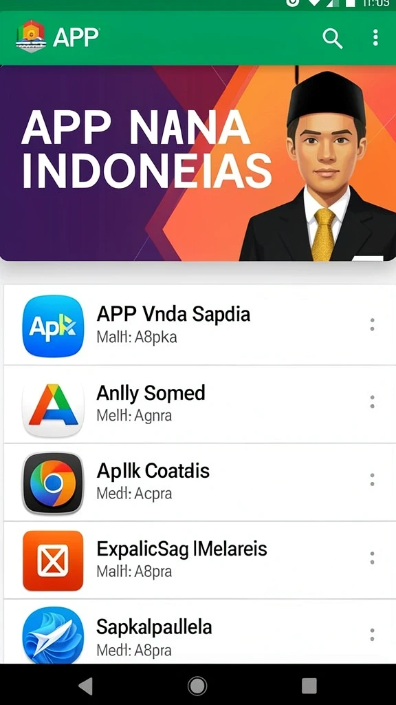 Tangkapan layar dari karakter utama dalam aksi.