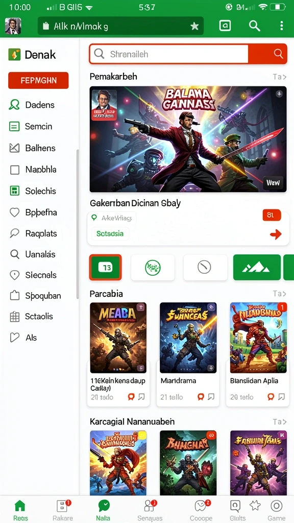 Tangkapan layar menampilkan aksi seru dalam permainan.