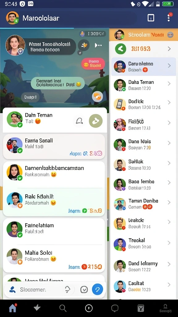Antarmuka aplikasi yang menarik dan mudah dipahami.