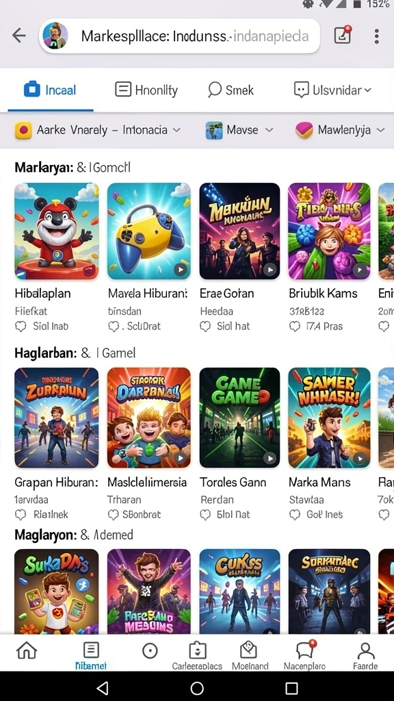 Tampilan antarmuka yang sederhana dan menarik.
