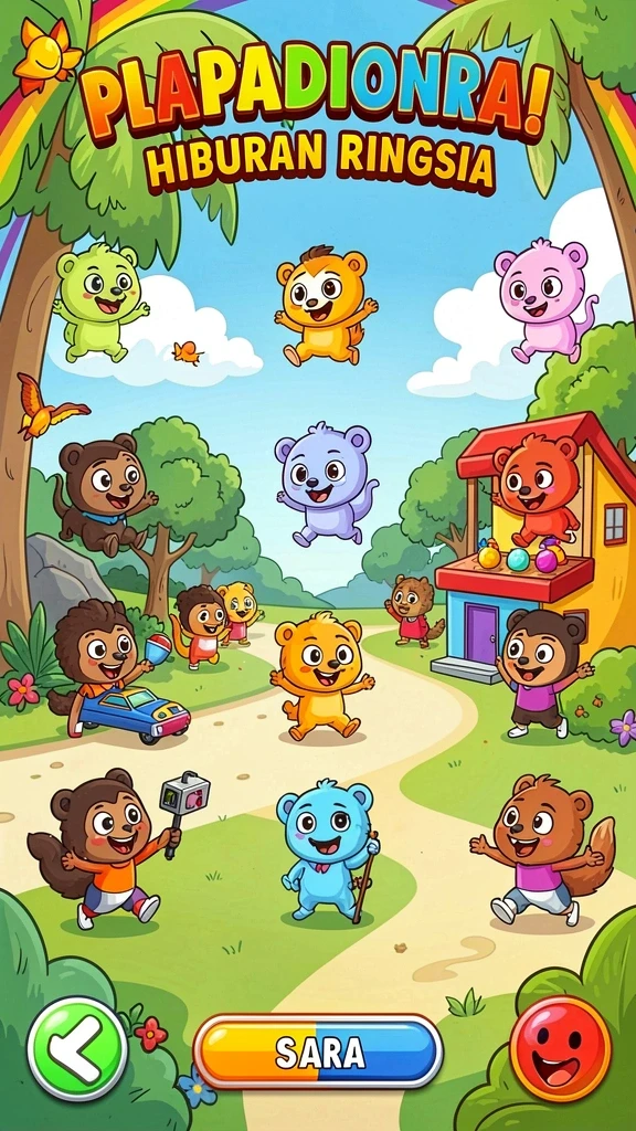 Tampilan awal permainan LION4D yang menarik.