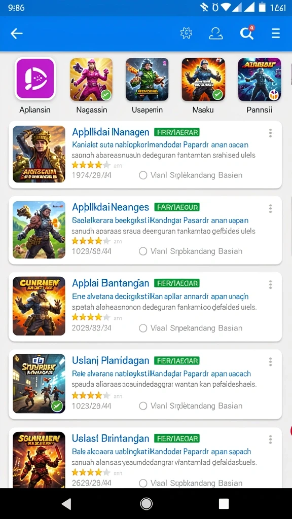 Level yang menantang dan mengasyikkan.