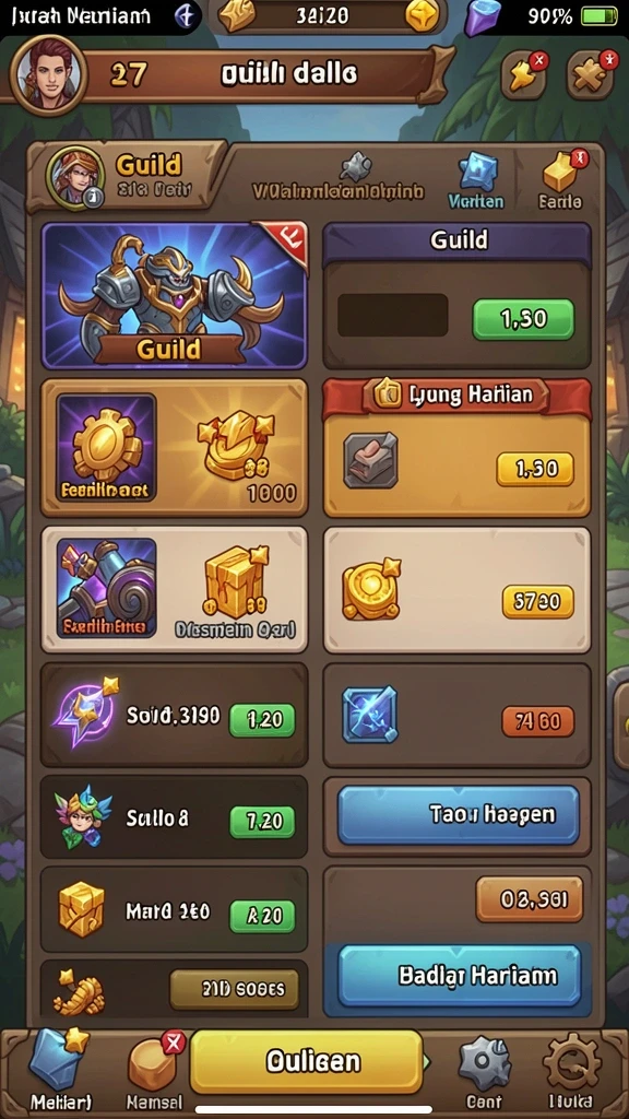 Screenshot menampilkan fitur bonus menarik di MENU.