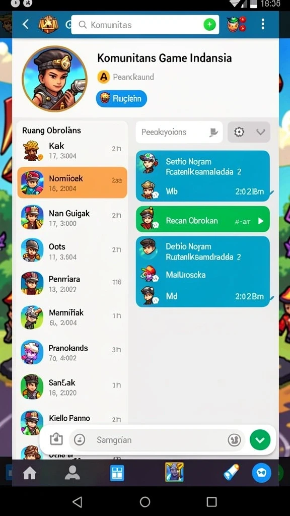 Fitur event dalam game yang seru.