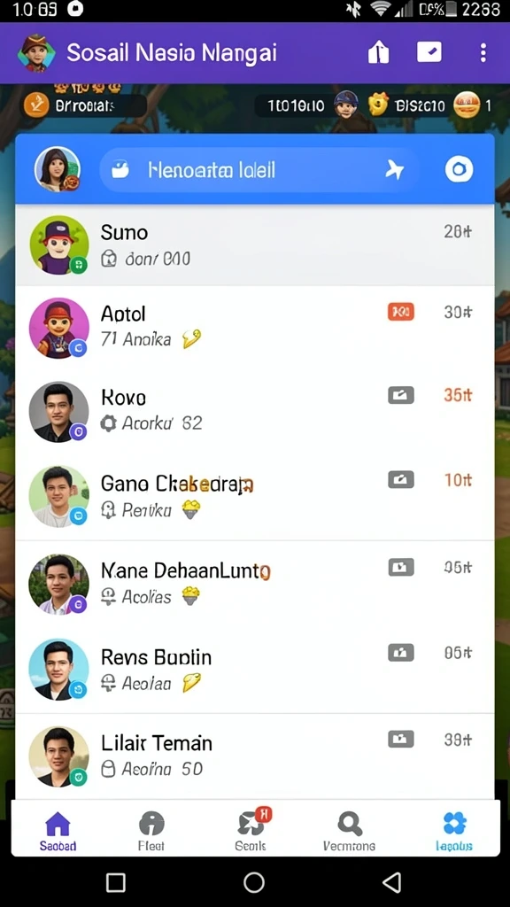 Antarmuka pengguna yang menarik dan mudah digunakan.