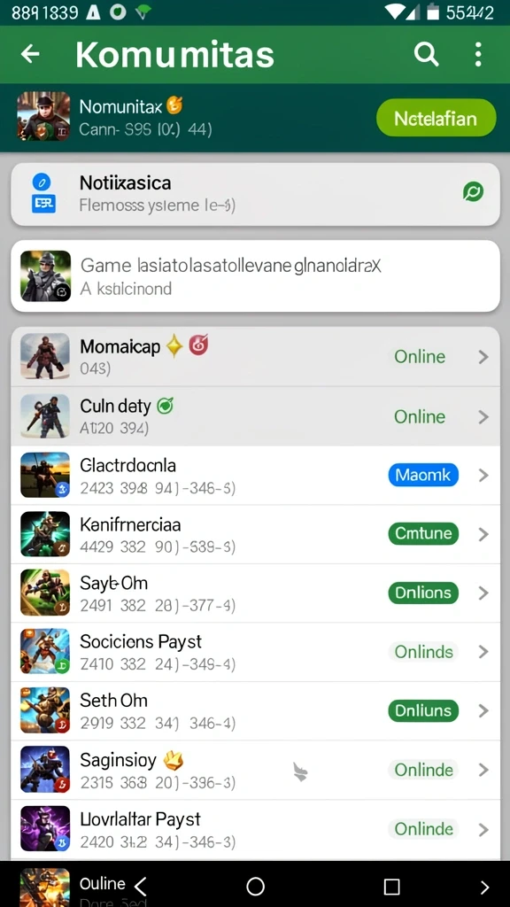 Memberikan gambaran fitur gameplay yang menarik dan interaktif.