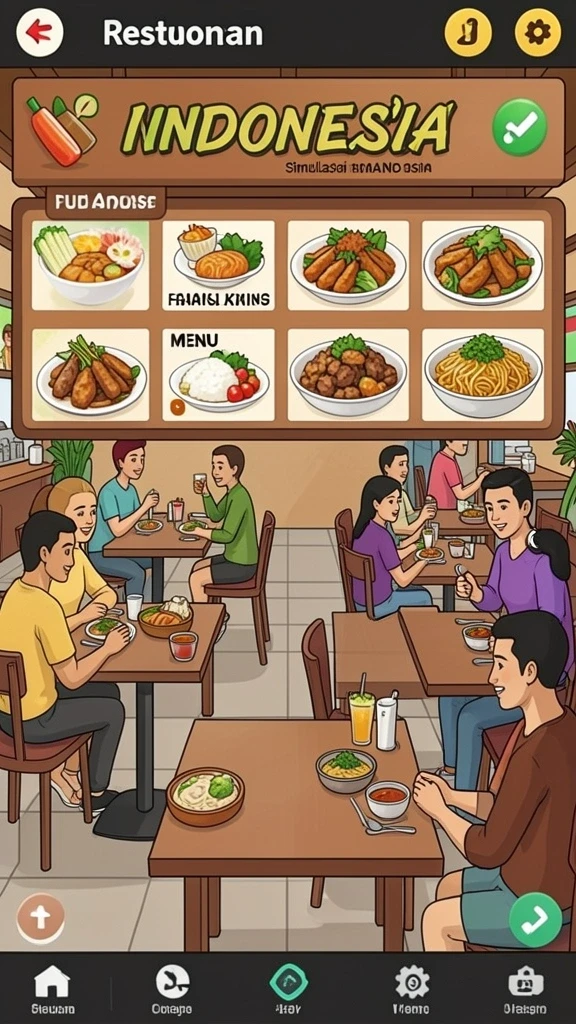 Gambaran karakter utama dalam petualangan.