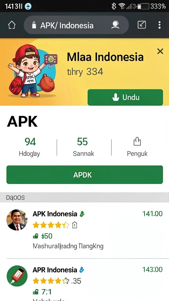 Tampilan awal yang menawan dan penuh warna.