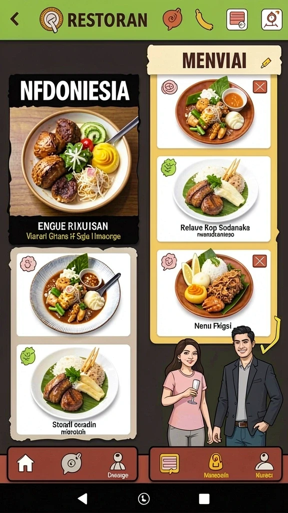 Tampilan awal game RT99 yang menarik dan penuh warna.