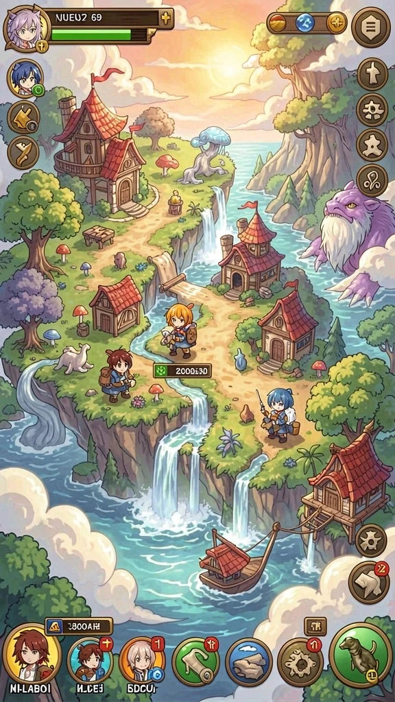 Karakter unik dengan kemampuan menarik di dalam game.