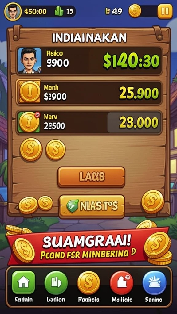 Fitur mode permainan yang beragam dan menantang.