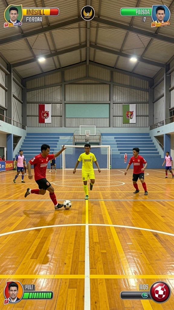 Tampilan awal yang menarik dan dinamis.