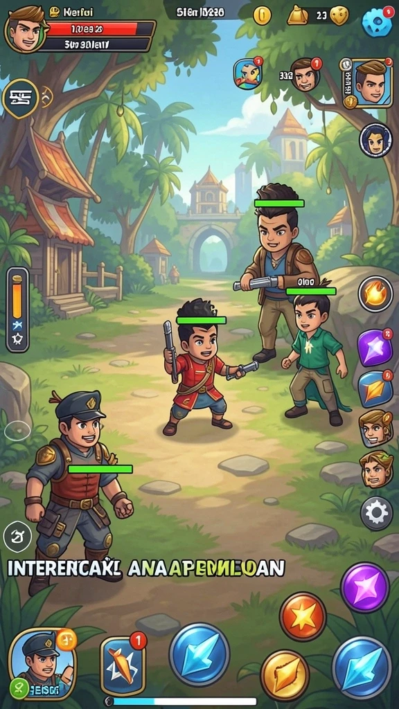 Bersenang-senang dengan teman dalam mode multiplayer.