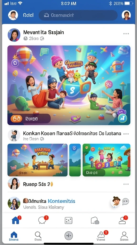 Fasilitas interaksi dengan pemain lain secara langsung.