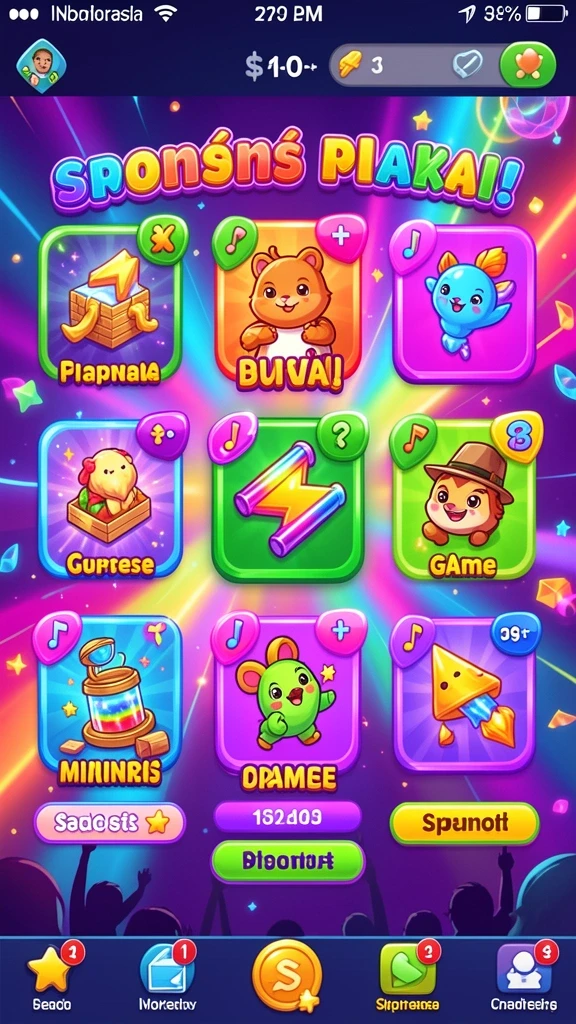 Screenshot aplikasi TOTO777 menunjukkan tampilan antarmuka yang menarik.