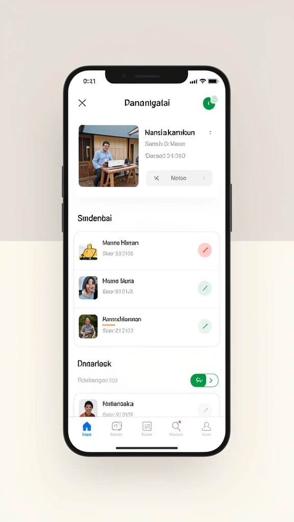 Karakter dengan berbagai pilihan kostum dan senjata.