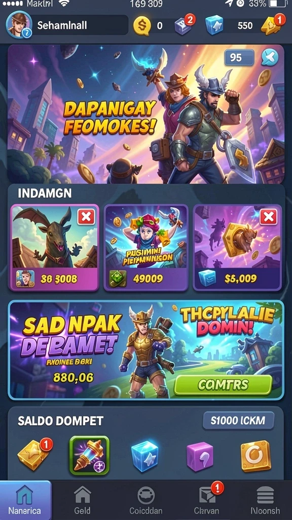 Misi menantang yang bisa diselesaikan secara tim.