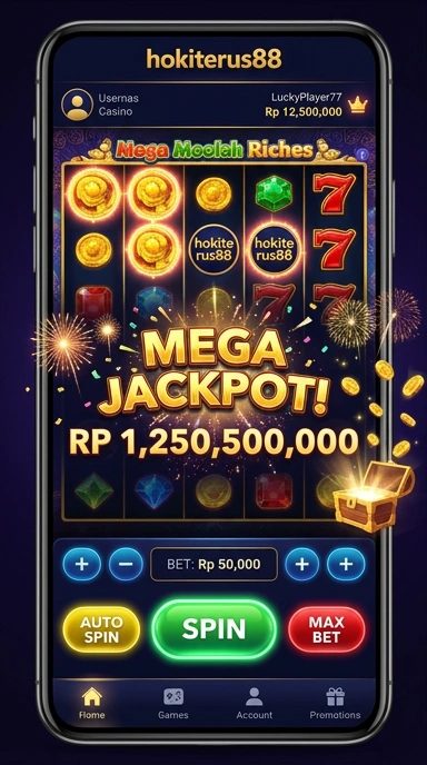 hokiterus88 — layar beranda